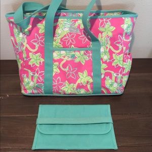 lilly inspired diaper backpack